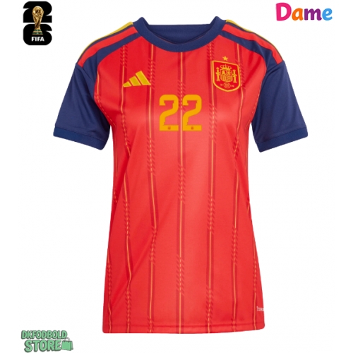 Spanien Pau Cubarsi #22 Replika Hjemmebanetrøje Dame VM 2026 Kortærmet